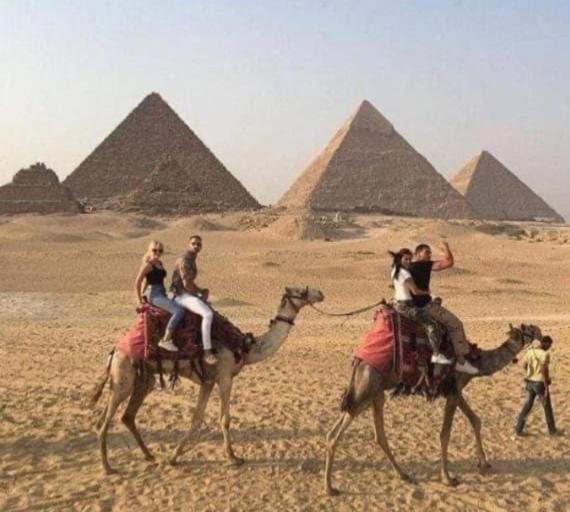 Momen Pyramids Inn Kafret el-Gabal Eksteriør bilde