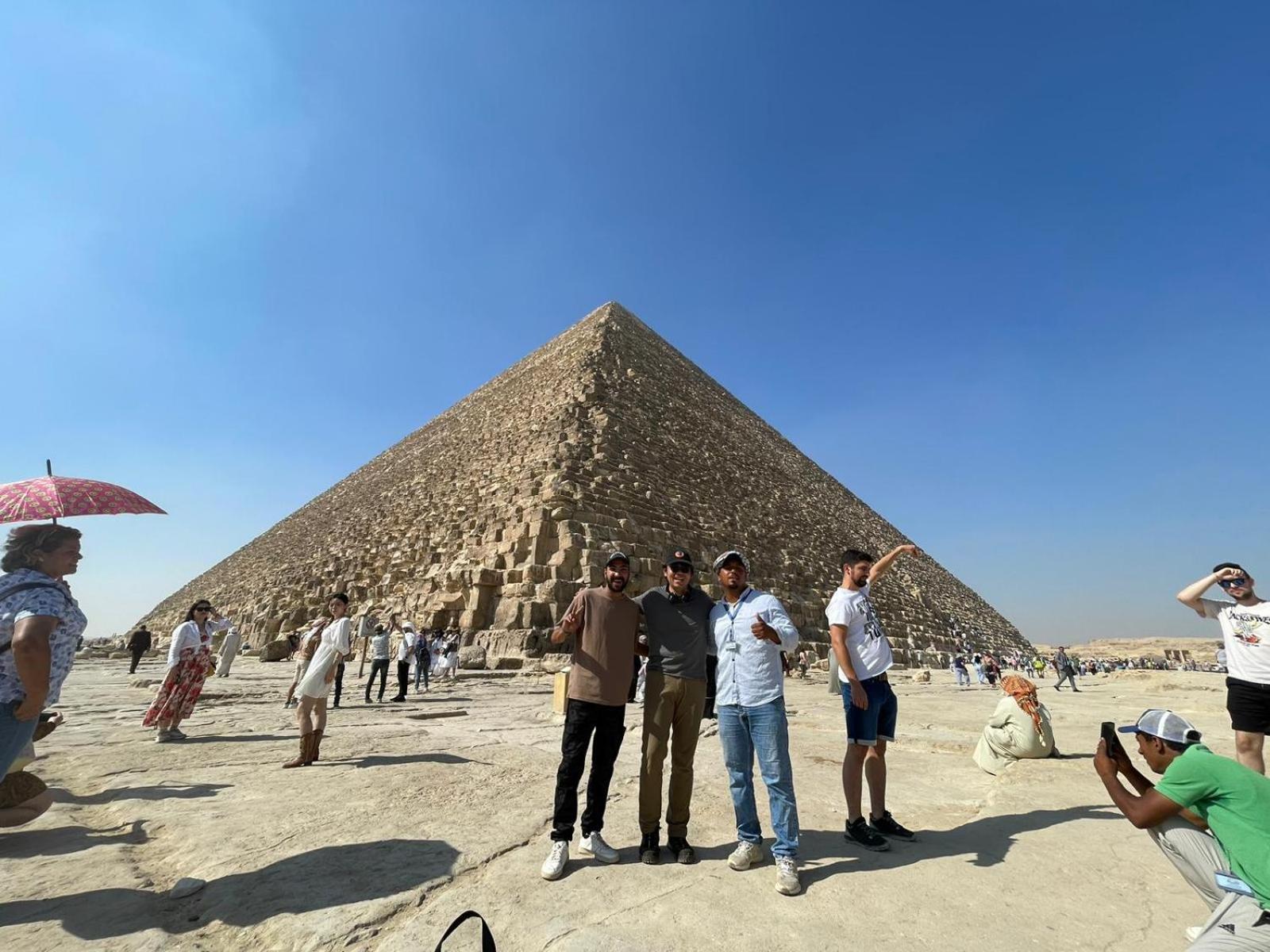 Momen Pyramids Inn Kafret el-Gabal Eksteriør bilde